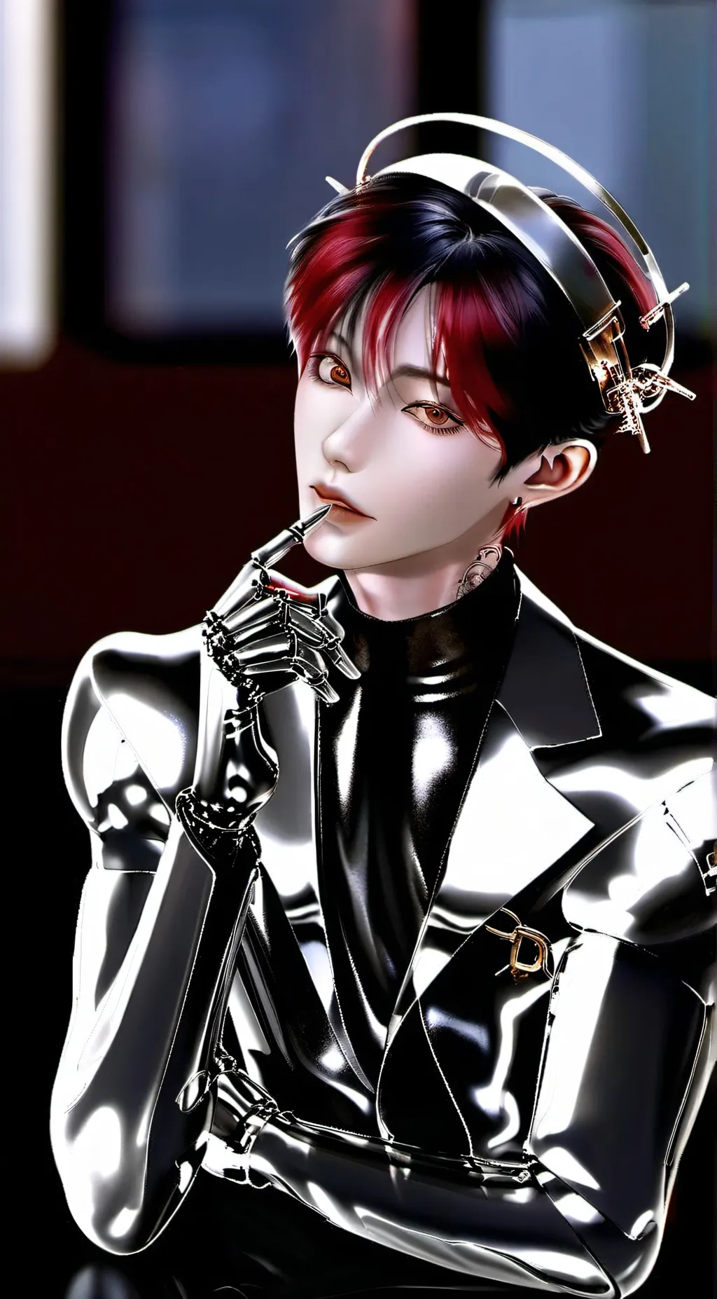 ai character: hikage background