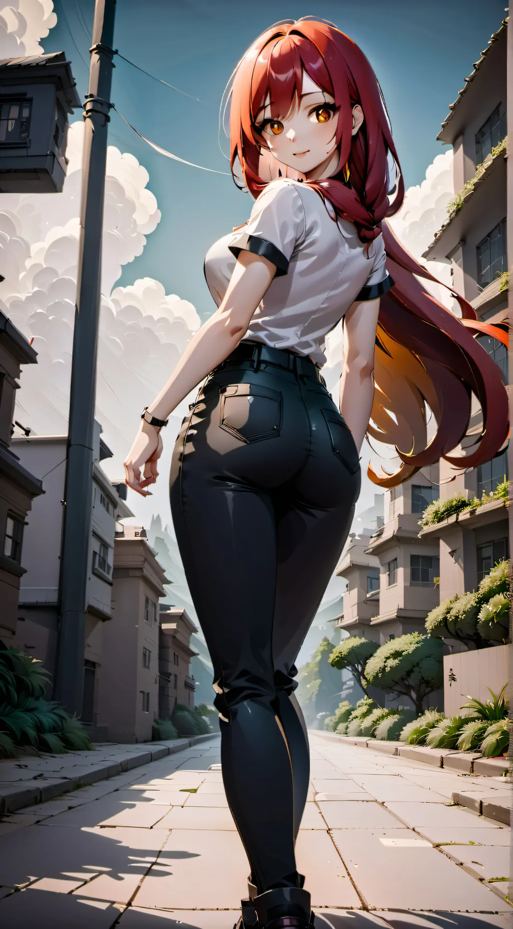 ai character: only man on earth background