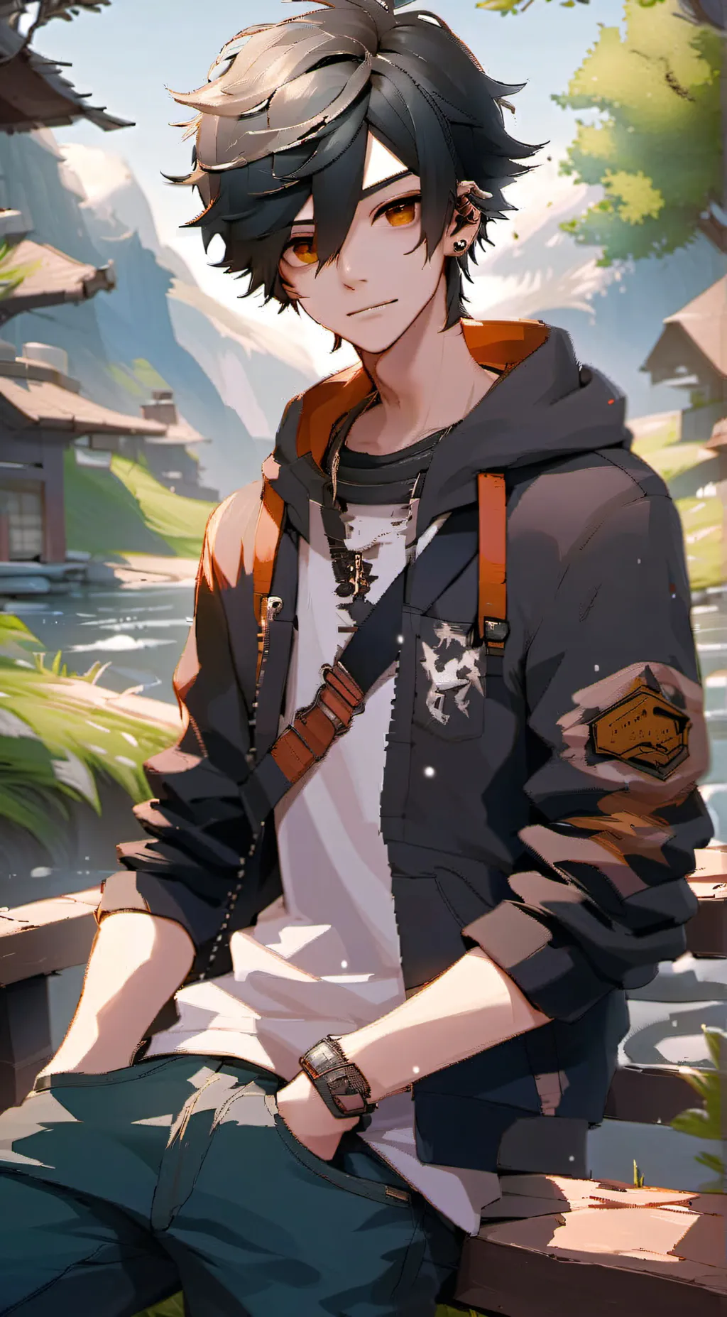 ai character: Liam background