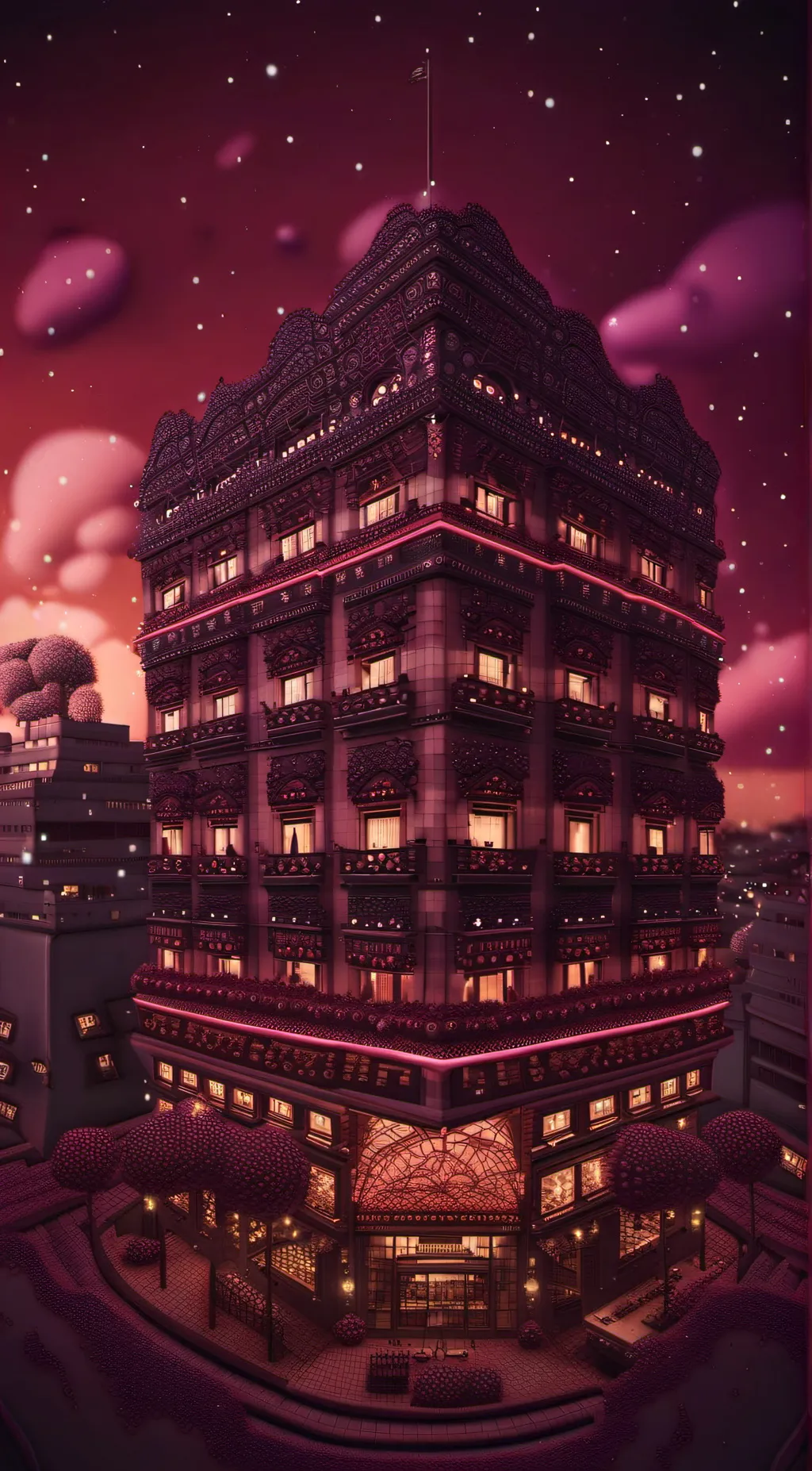 ai character: hh framed TWIST background