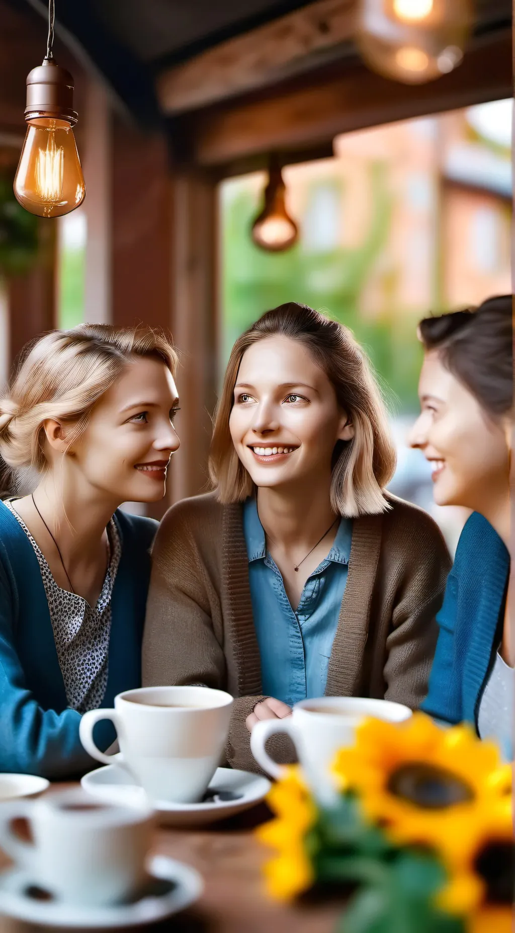 ai character: Smiling critters background