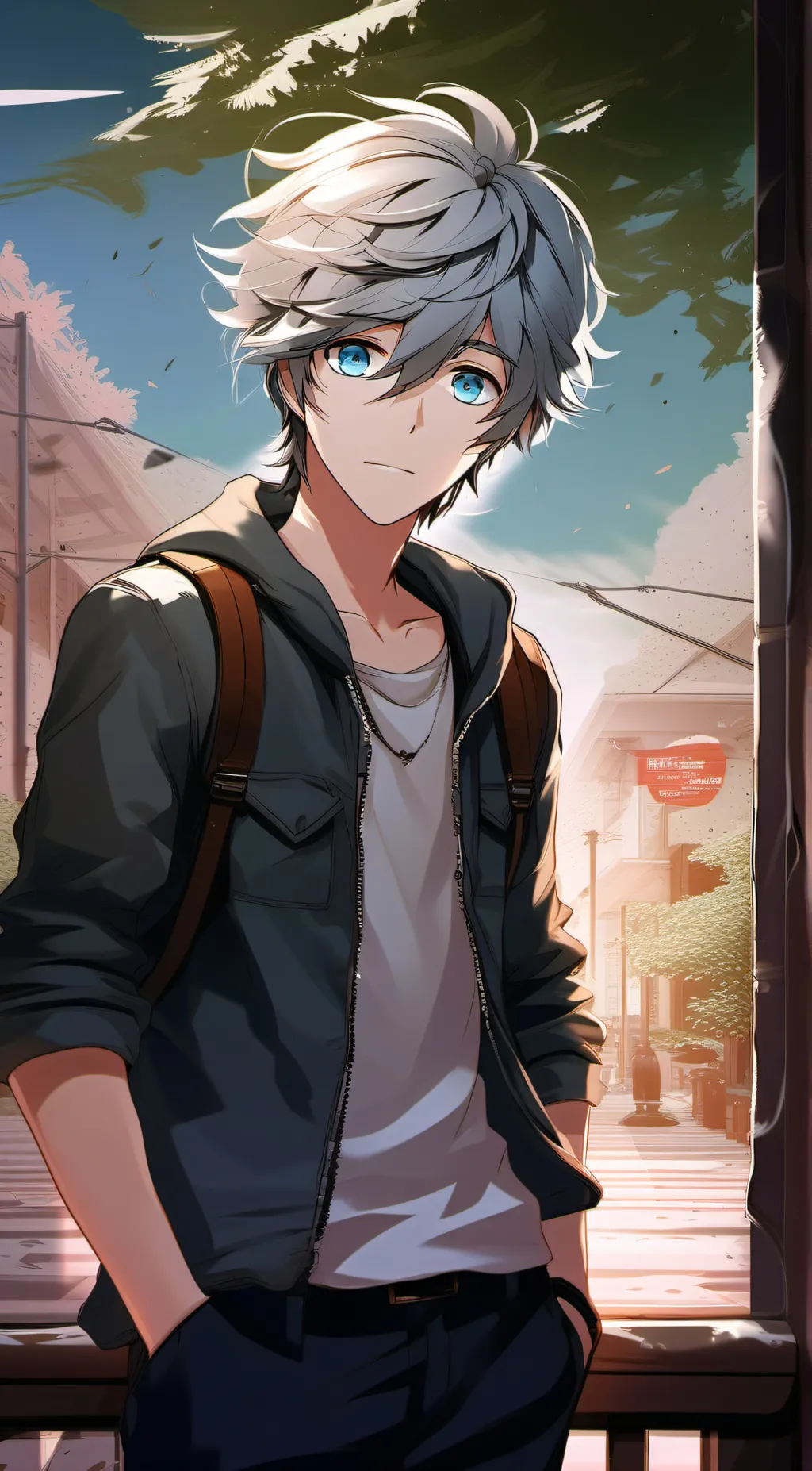 ai character: -☆Lucas☆- background