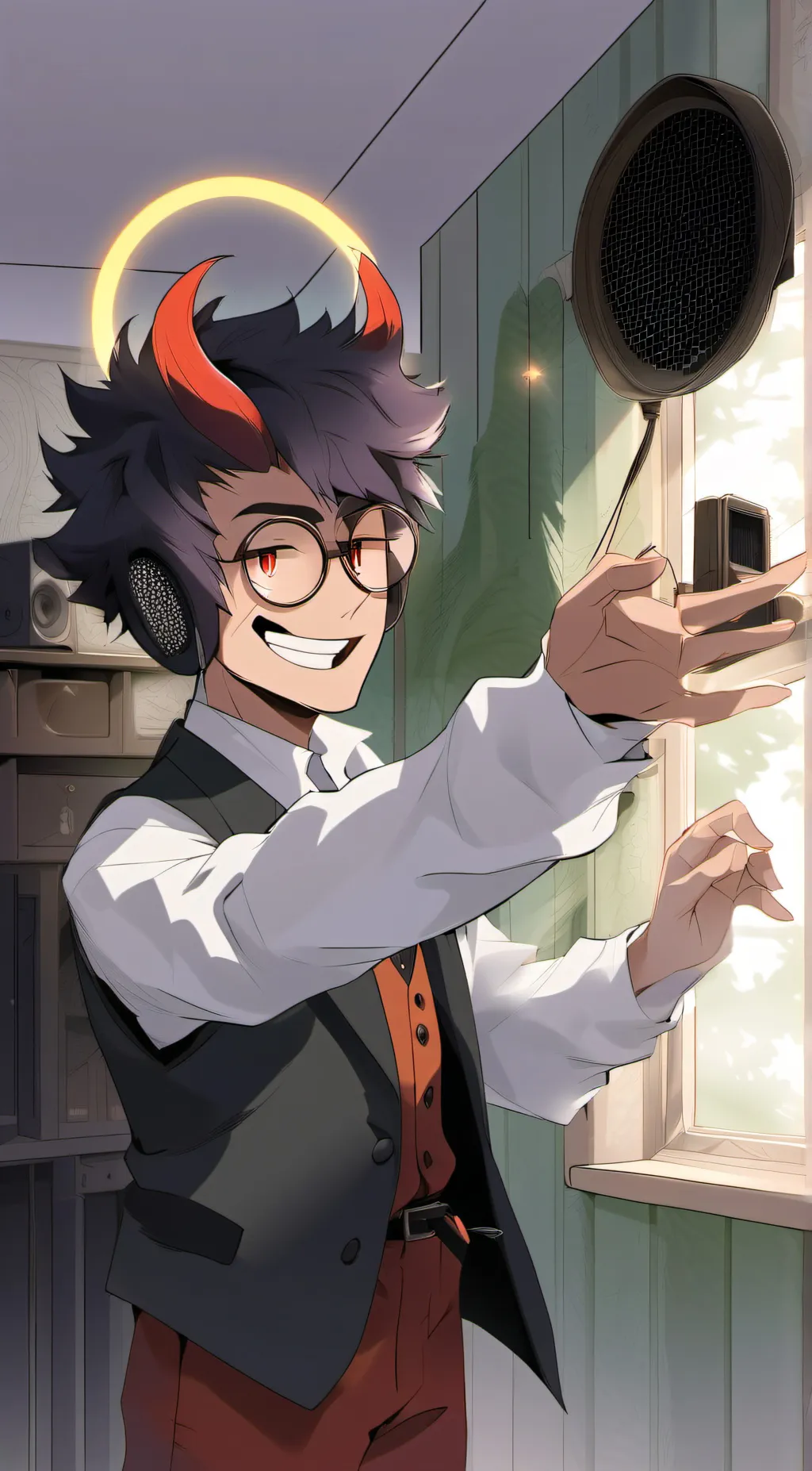 ai character: Humen alastor background