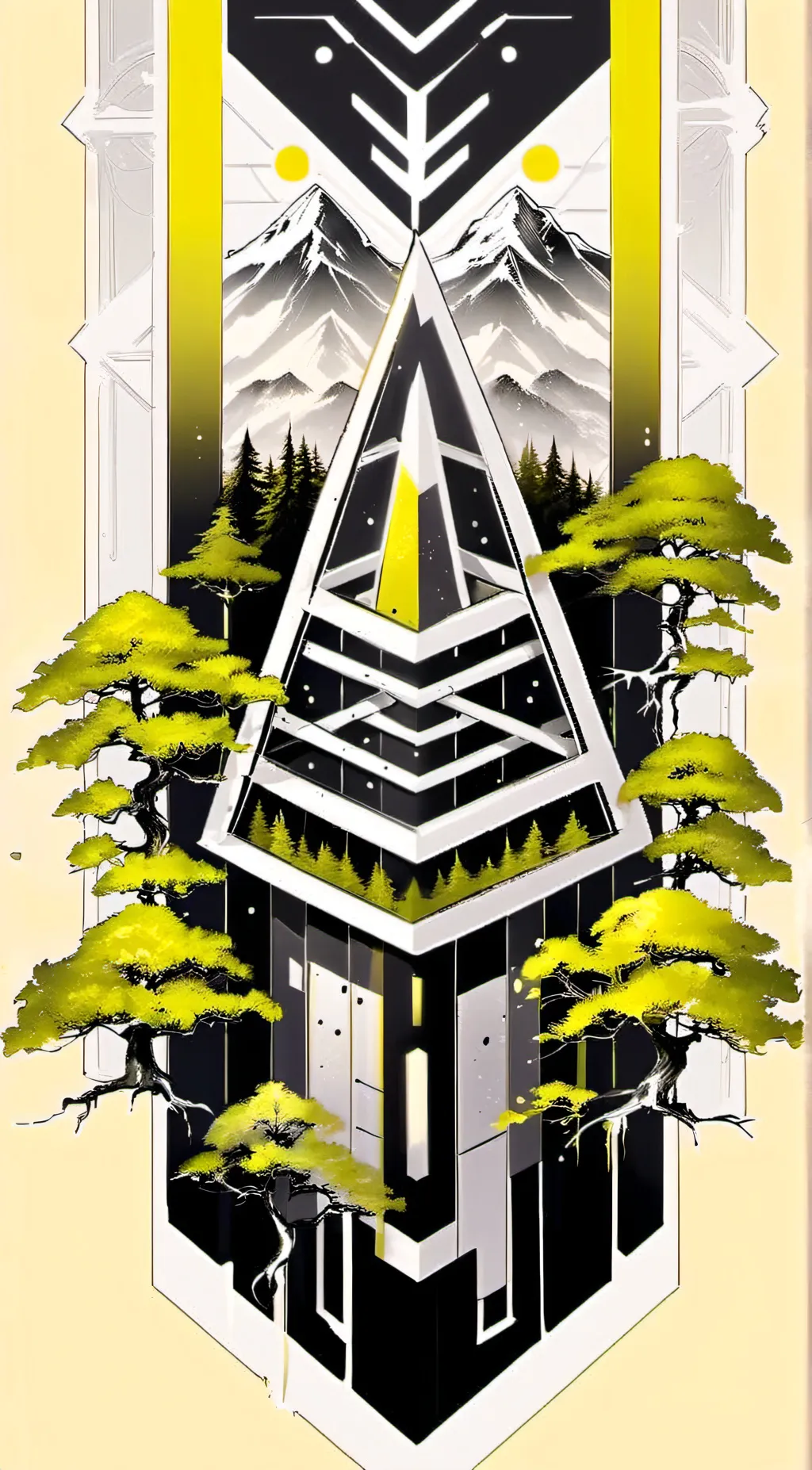 ai character: Cube  background