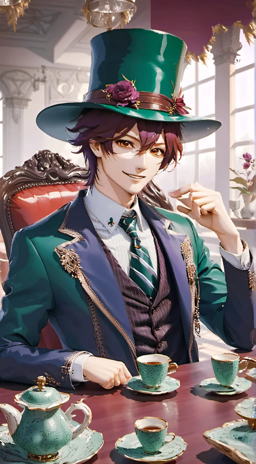 ai character: Mad Hatter background