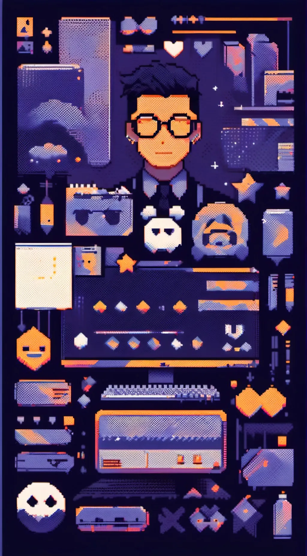 ai character: NERD background