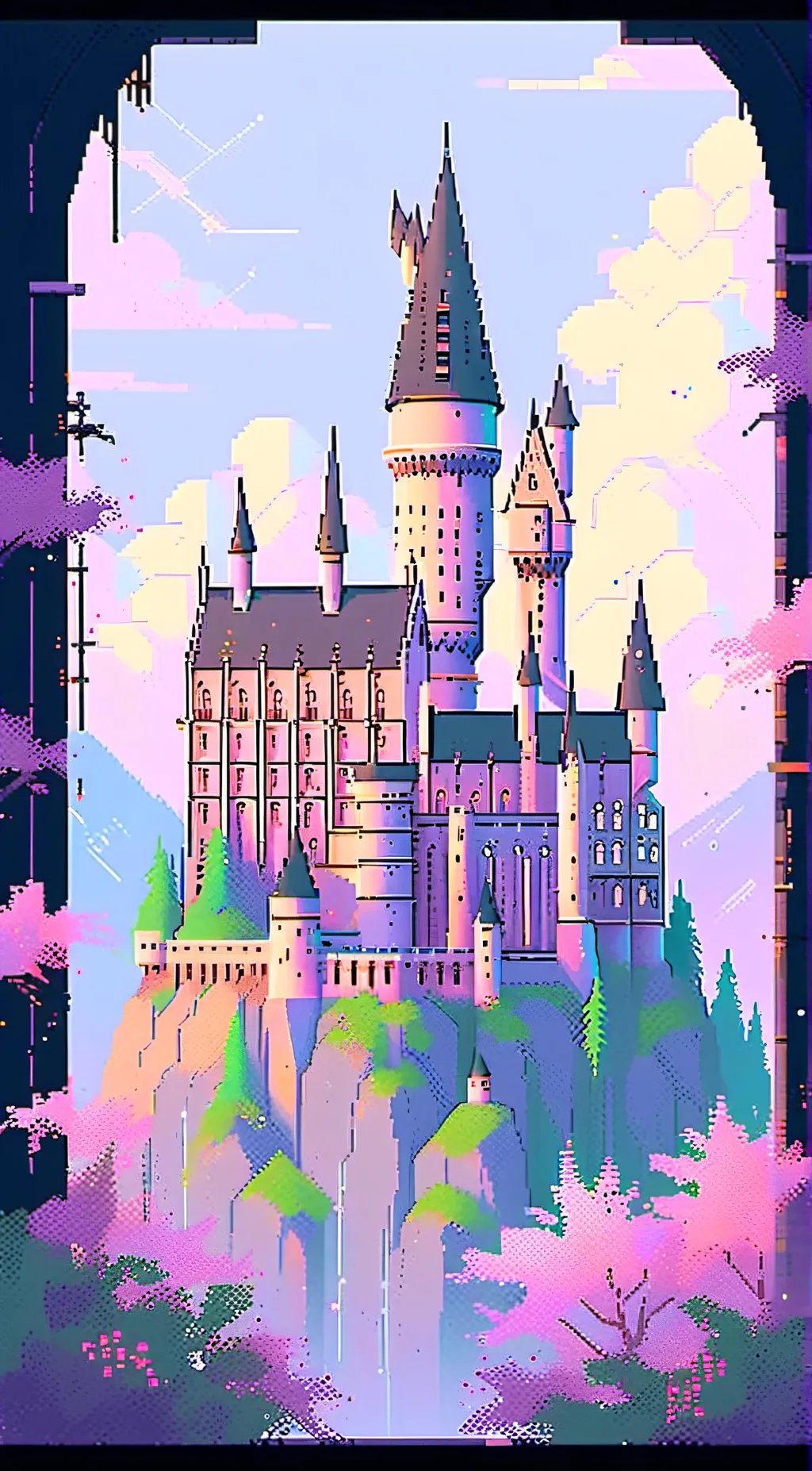 ai character: Hogwarts  background