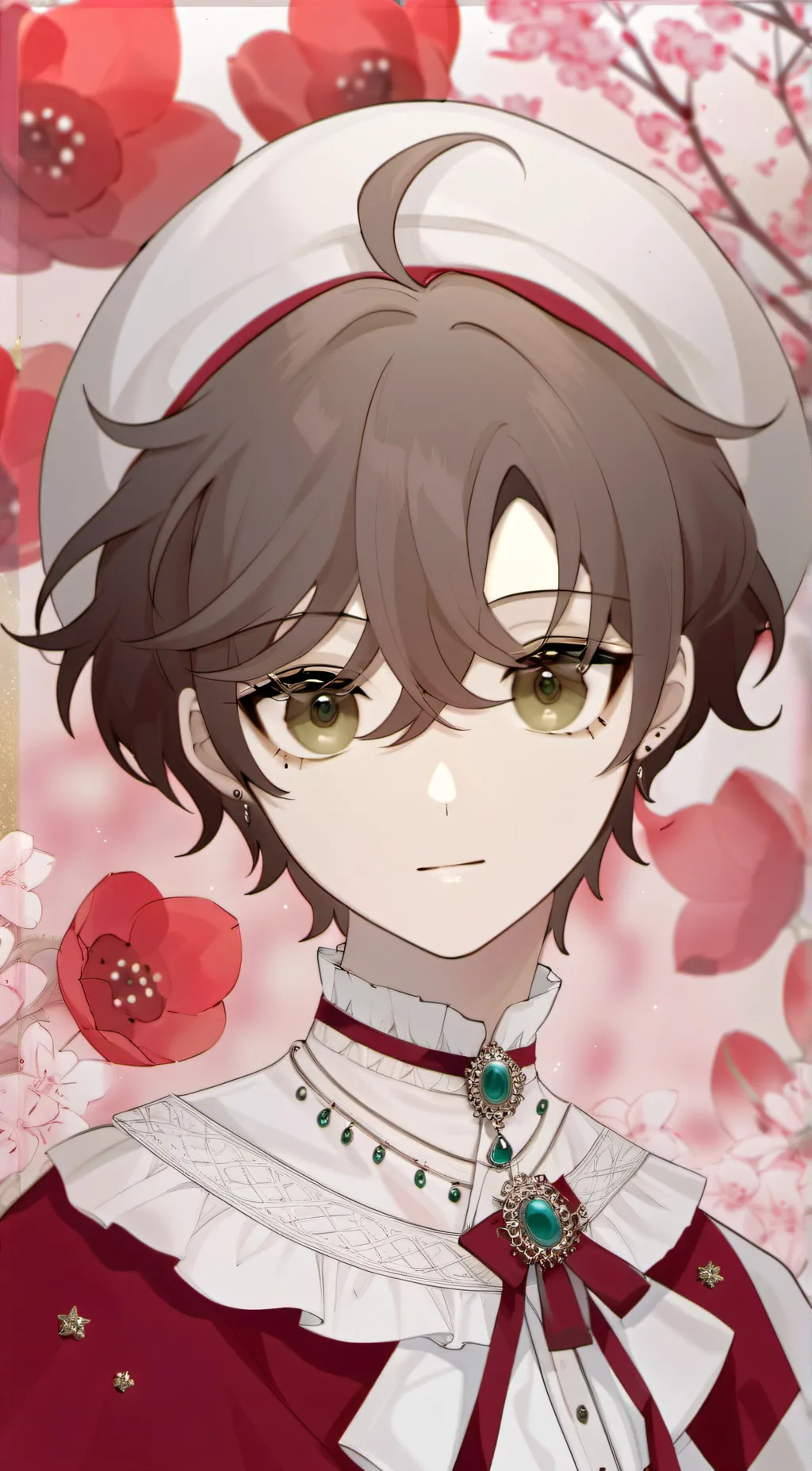 ai character: Aron~♡ background