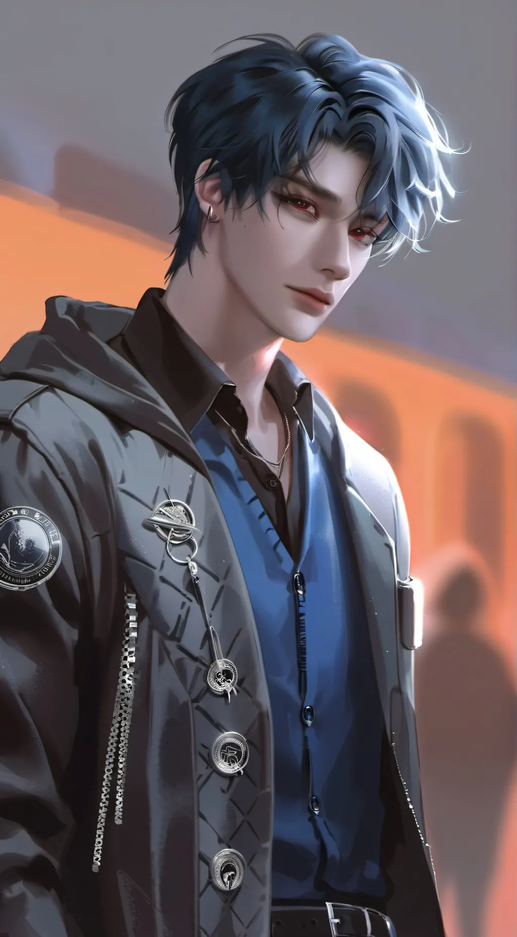 ai character: focus✨ background