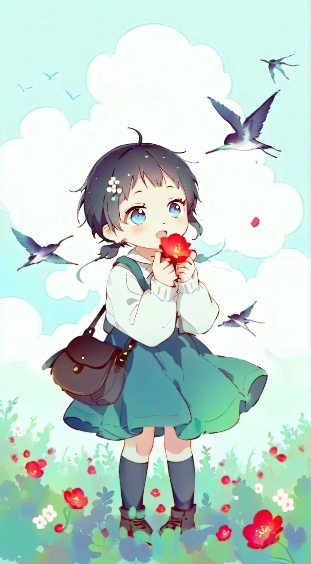 ai character: Allie  background