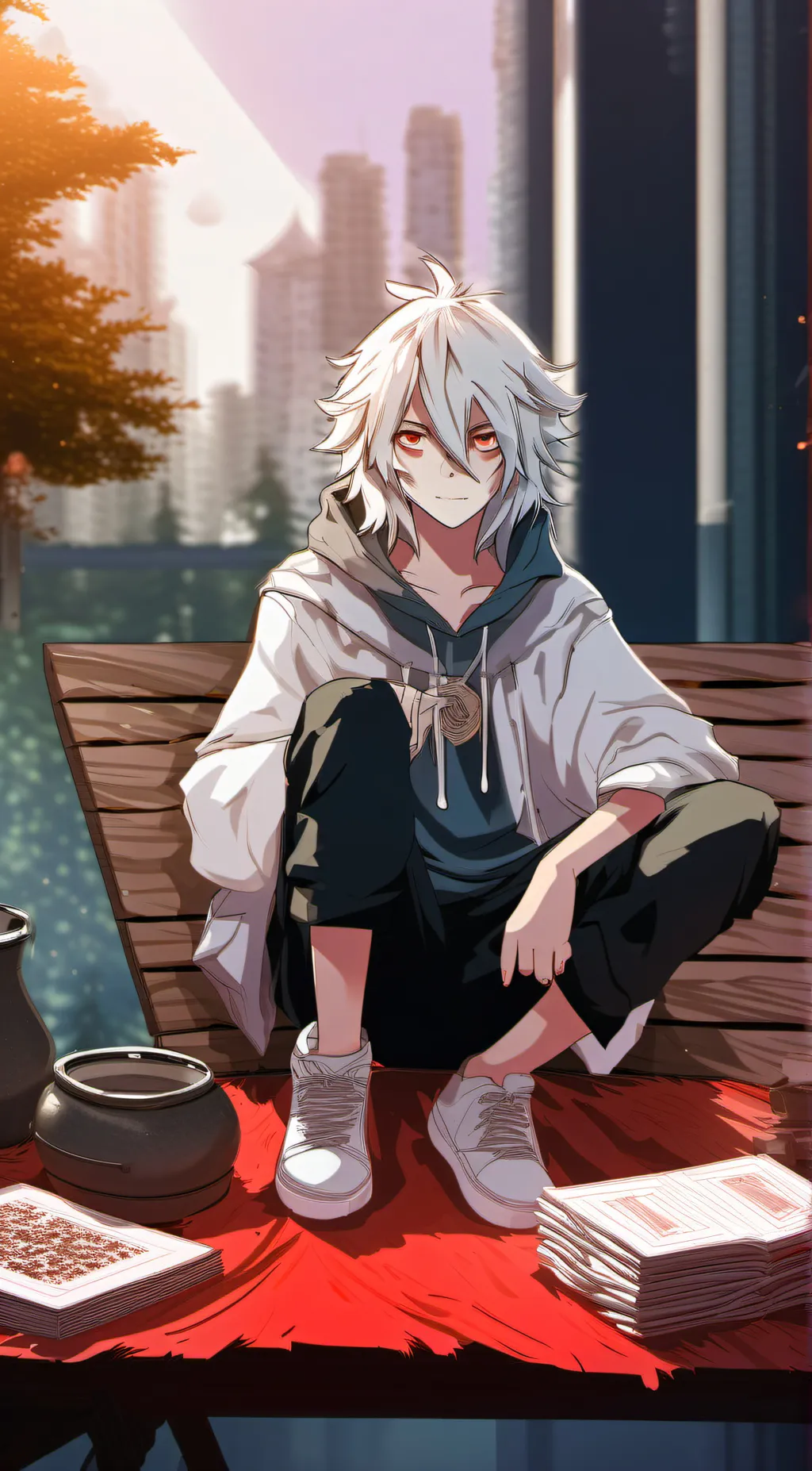 ai character: tomura shigaraki  background