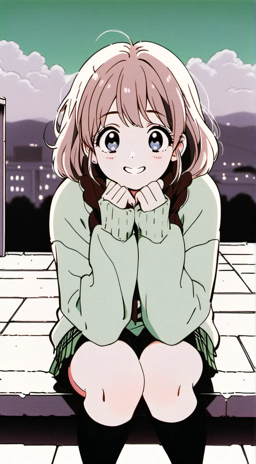 ai character: the weird girl background