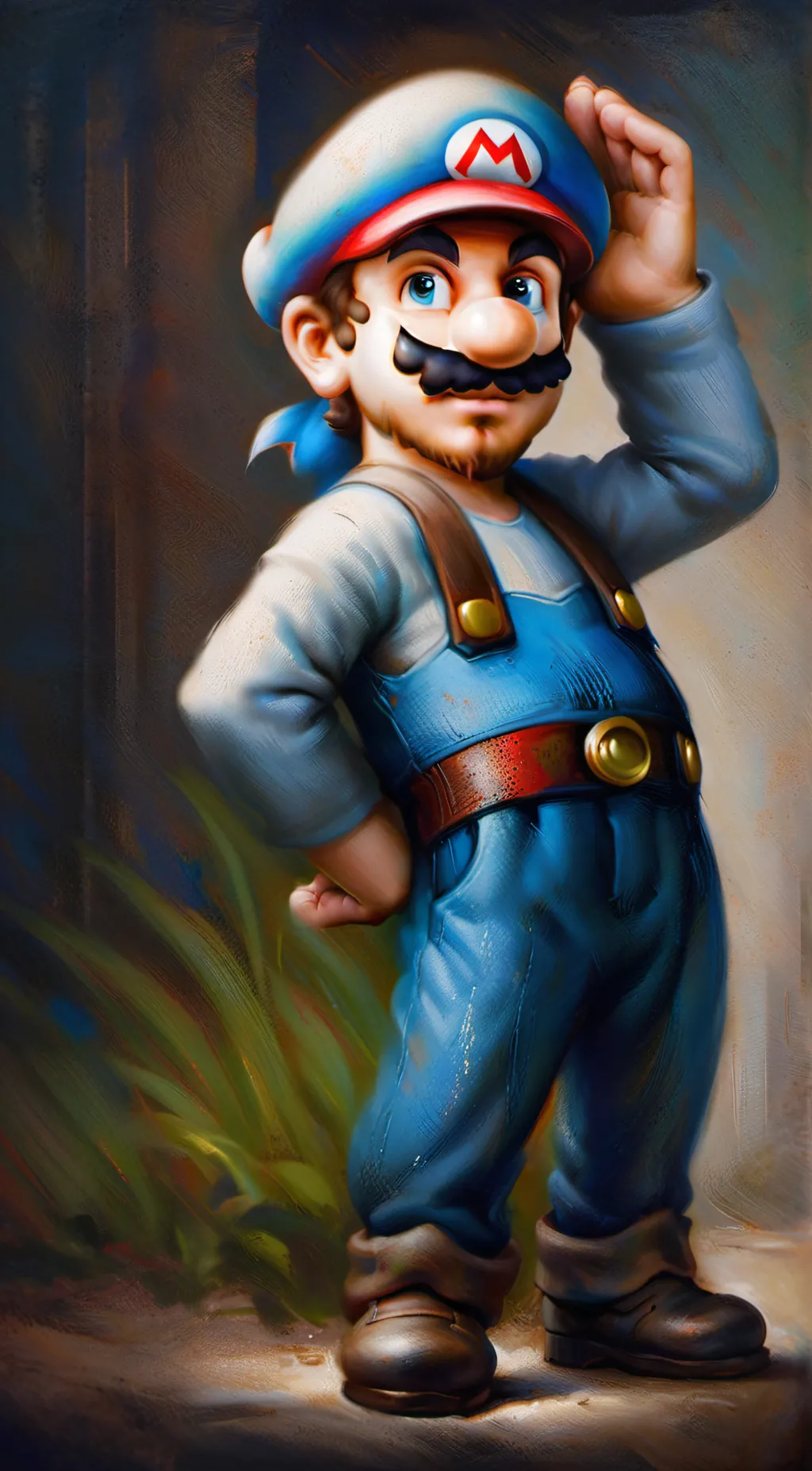 ai character: Bruce background