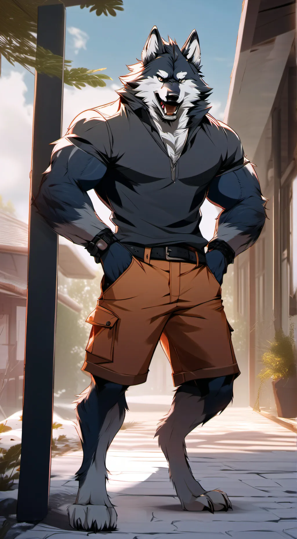 ai character: Pred background