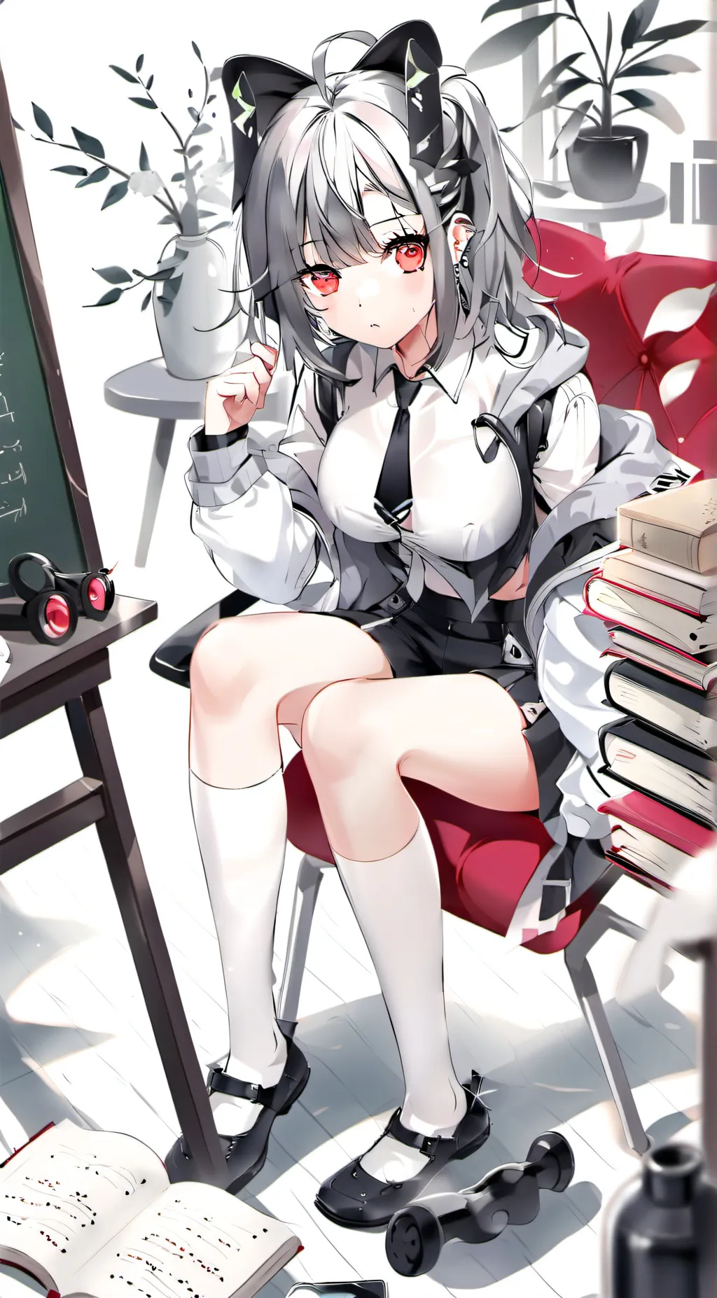 ai character: Luna  background