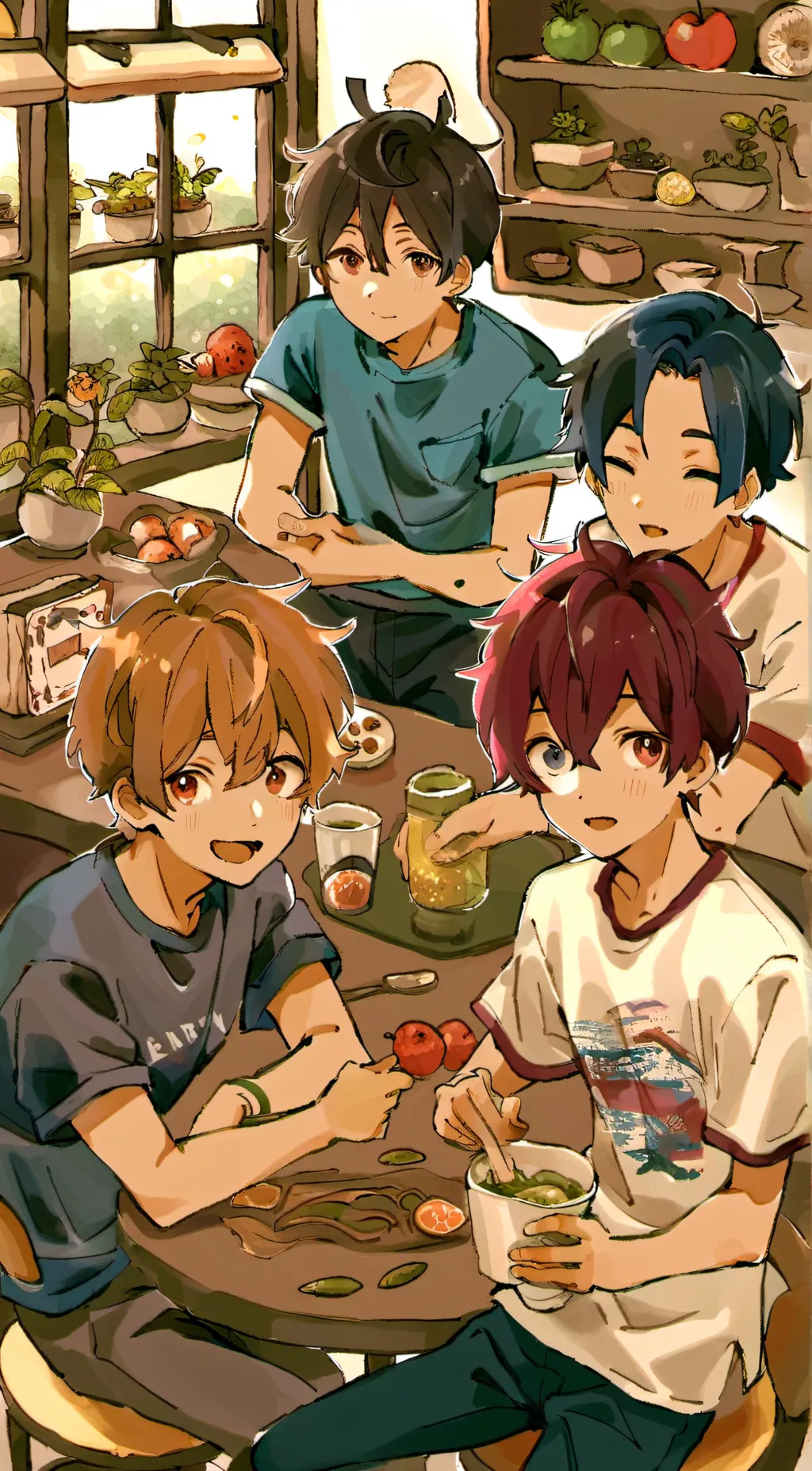 ai character: jax mike Alex Jack background