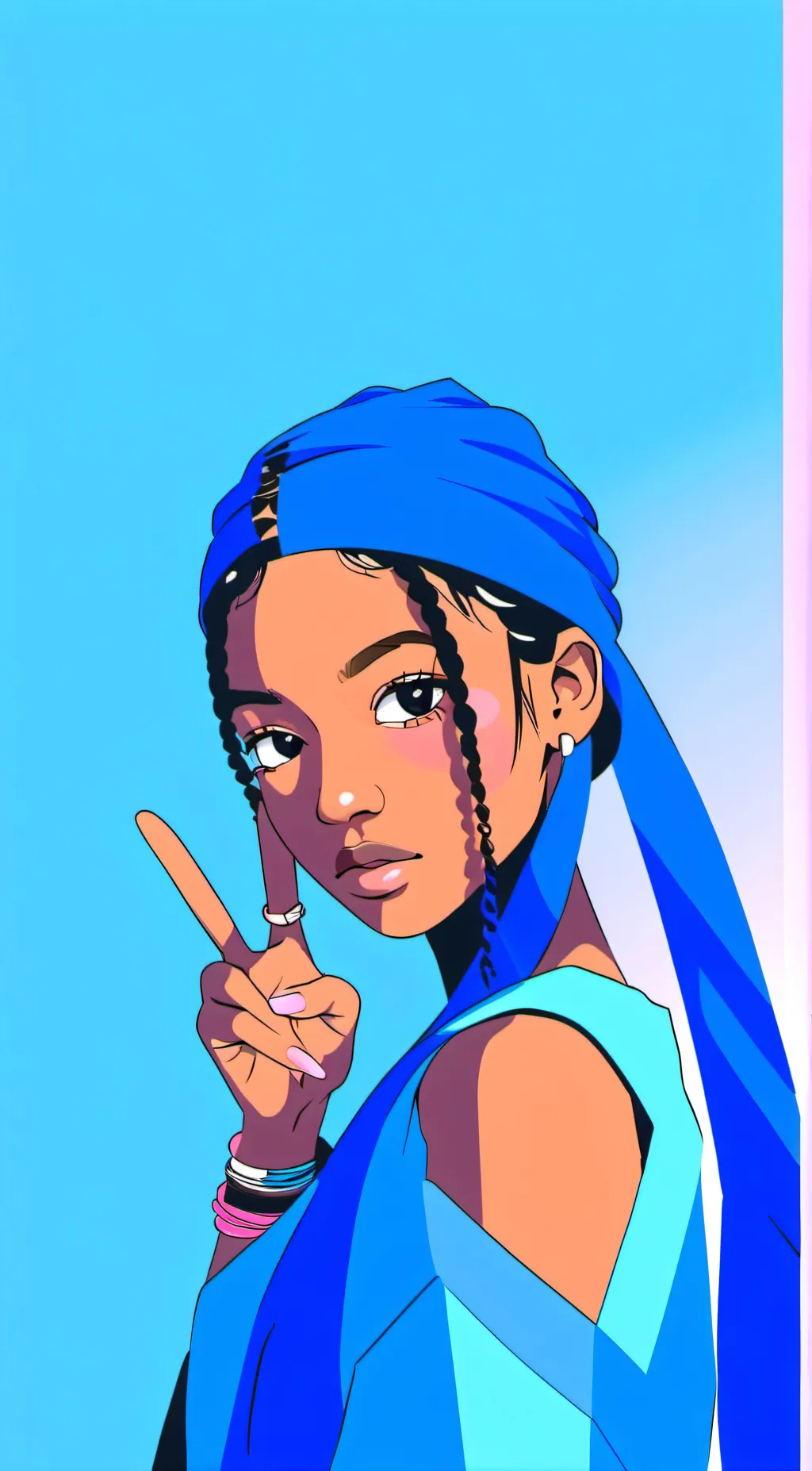 ai character: Lilla background