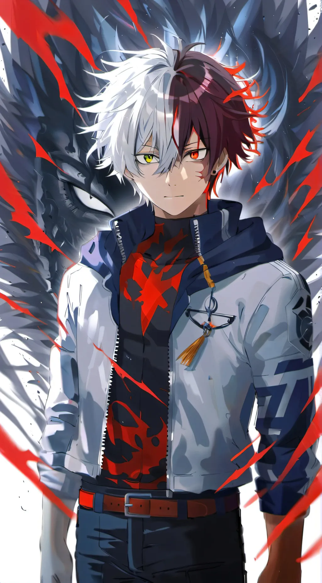 ai character:  todoroki background