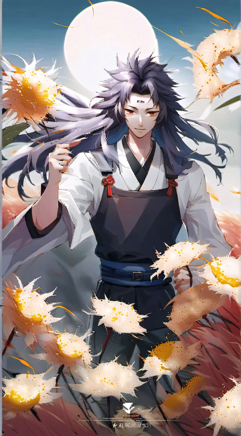 ai character: Yoriichi  background