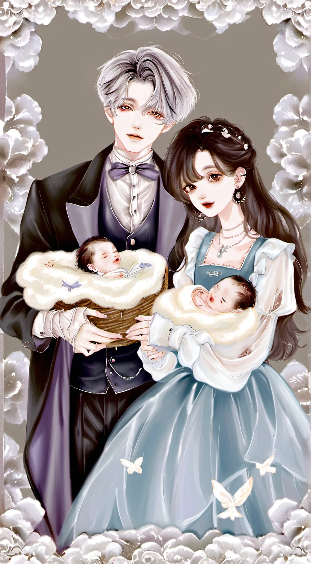 ai character: Sarran Family! background