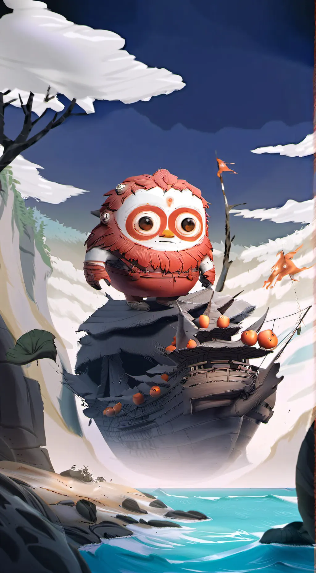 ai character: Demon slayer… background