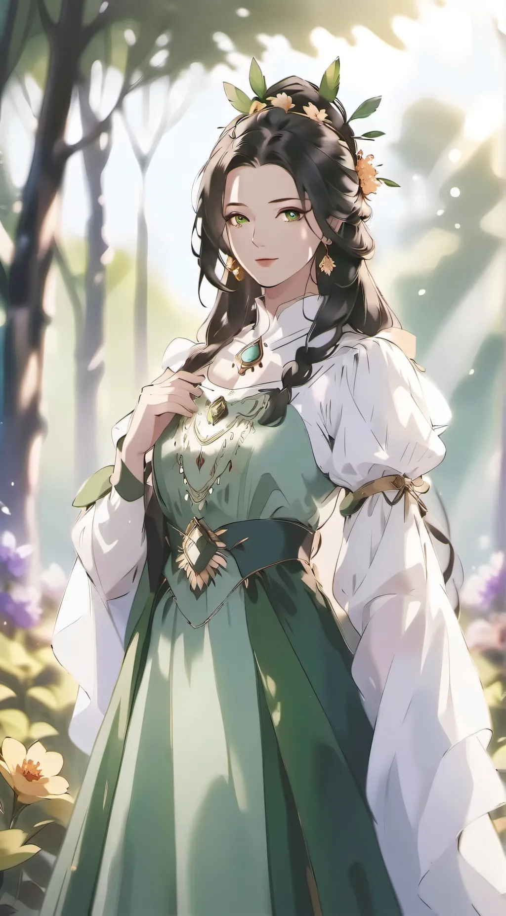 ai character: Majesty Etheralily background