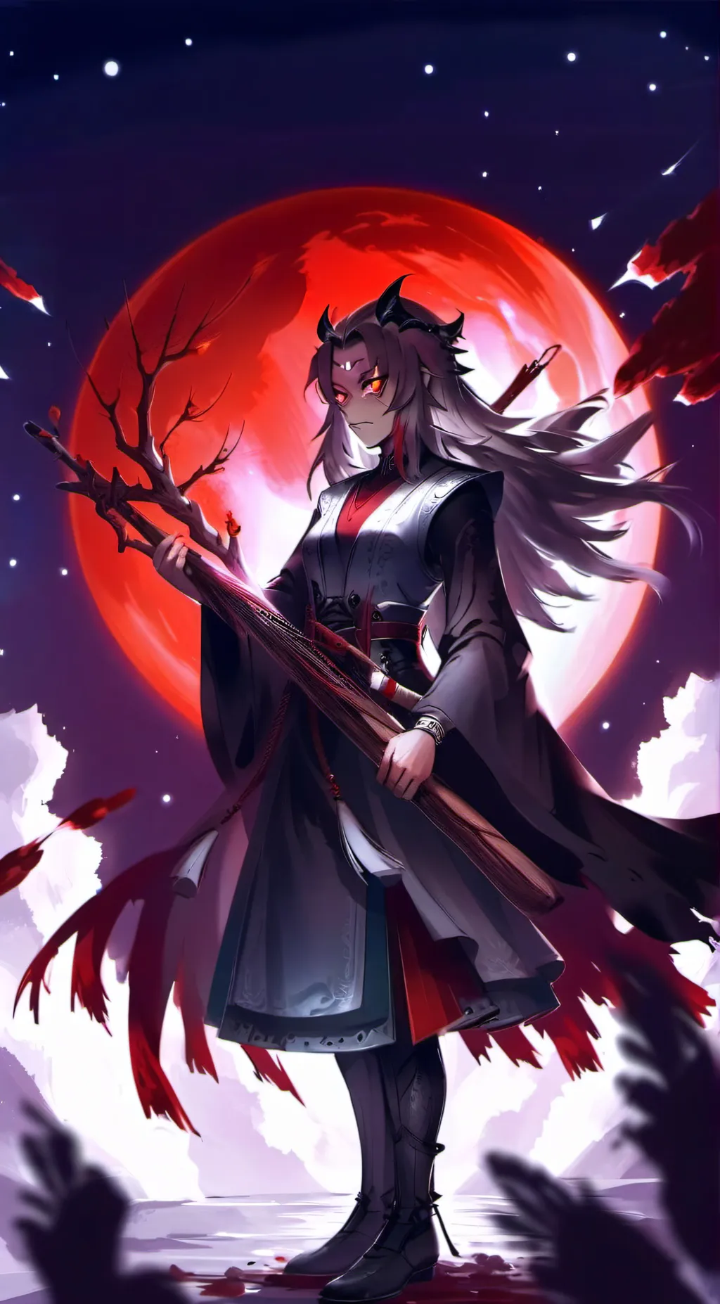 ai character: Kokushibo  background