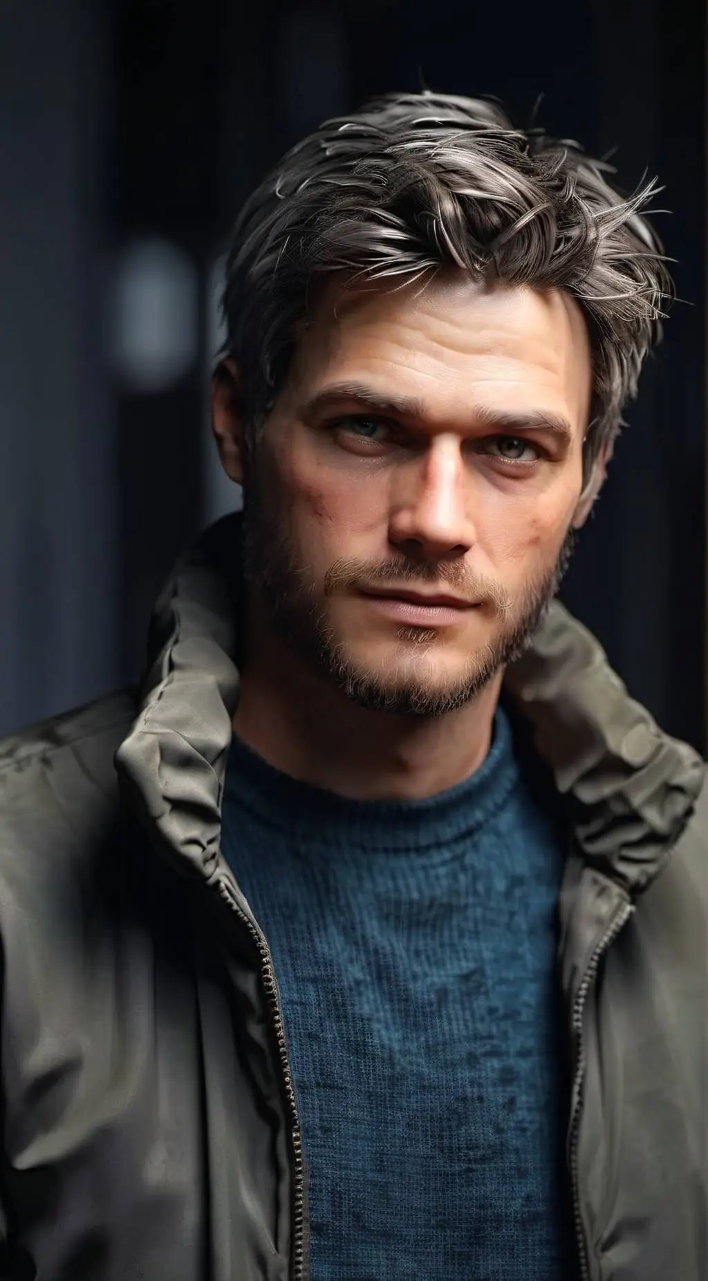 ai character: Gabriel Black background