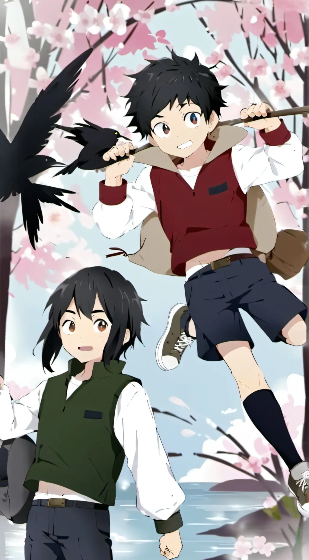 ai character: Guzma and Ash background