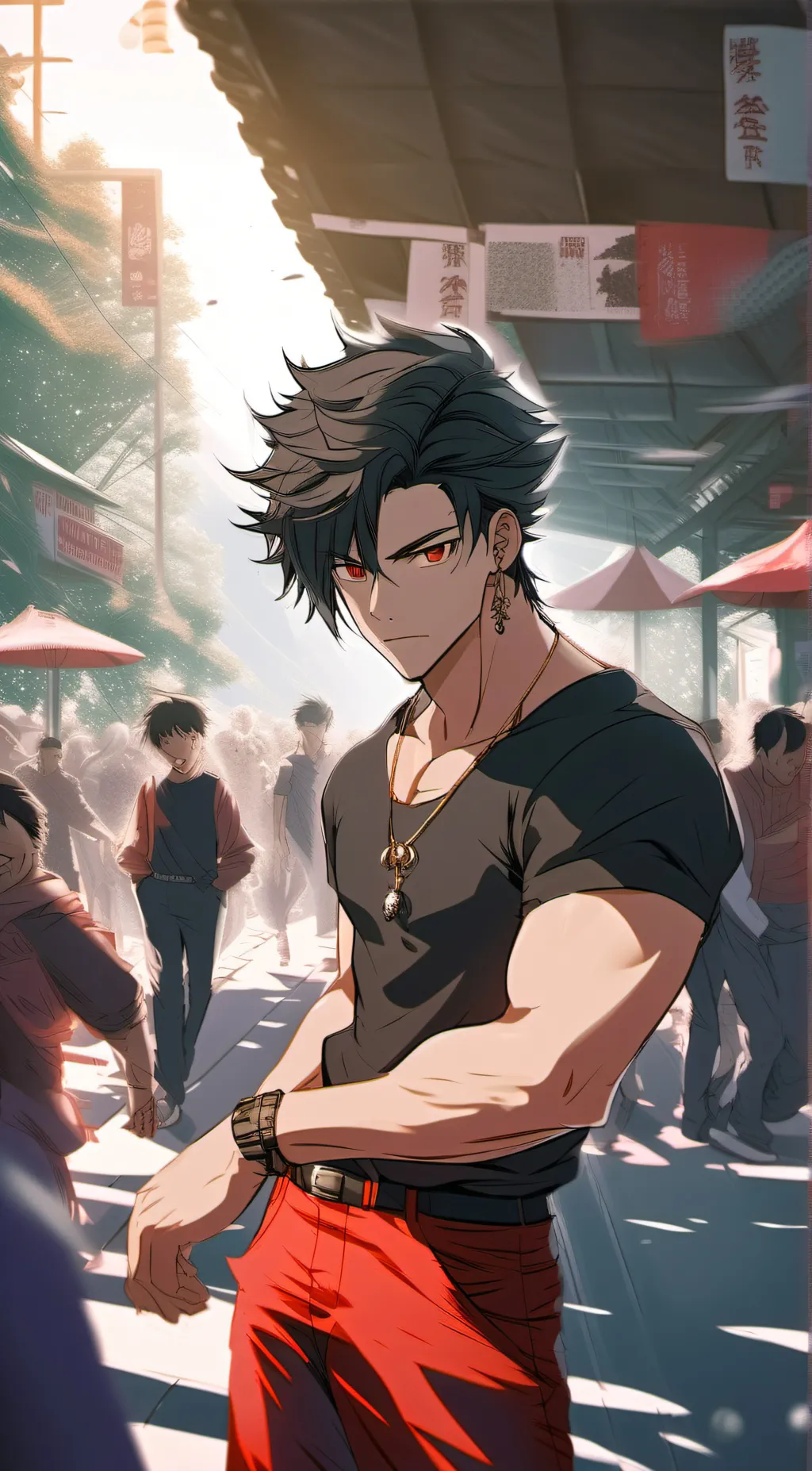 ai character: David background