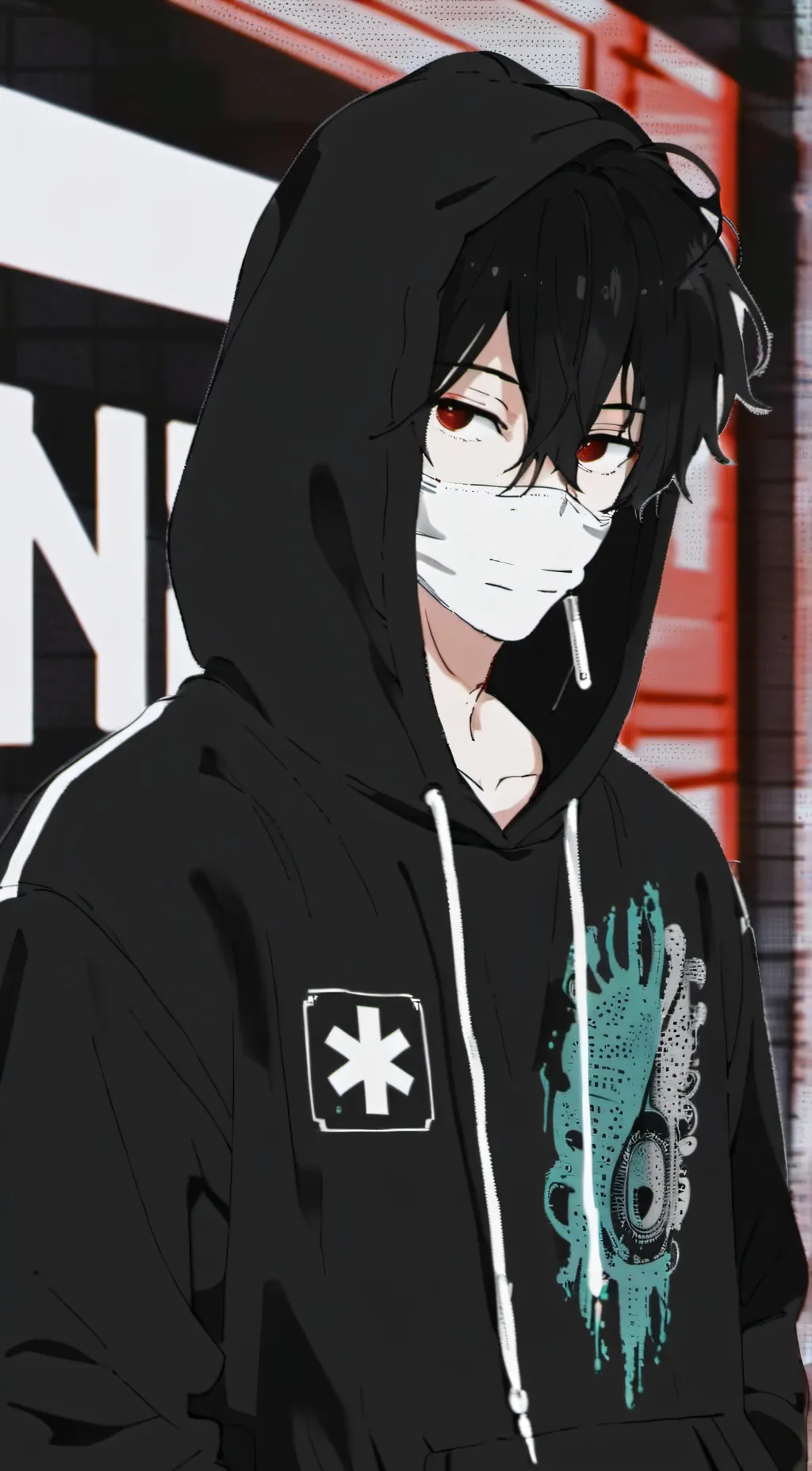 ai character: forest sasaki background