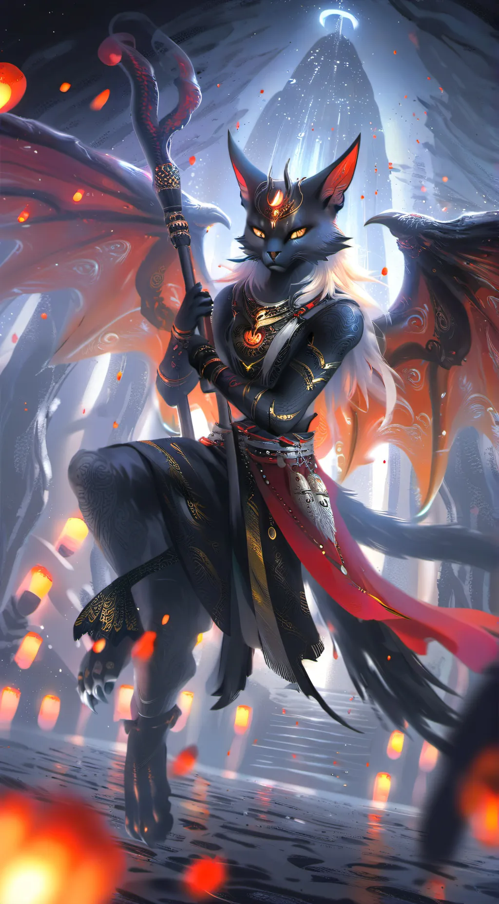 ai character: Husks mom background