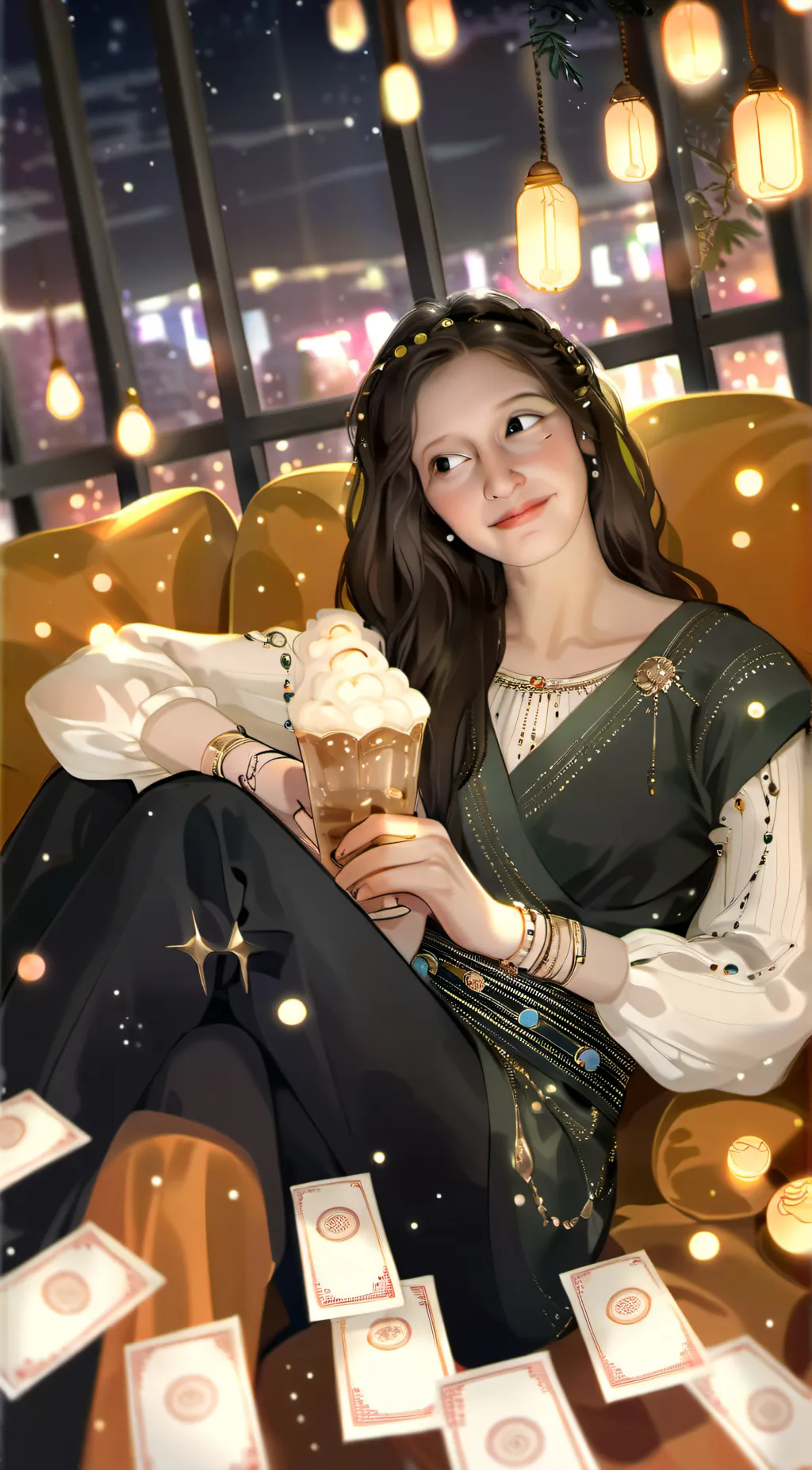 ai character: Pregnant  background