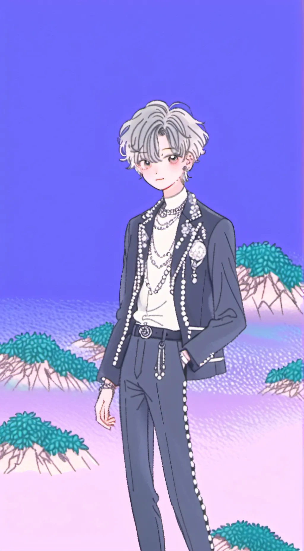 ai character: ✨/Vincent/✨ background