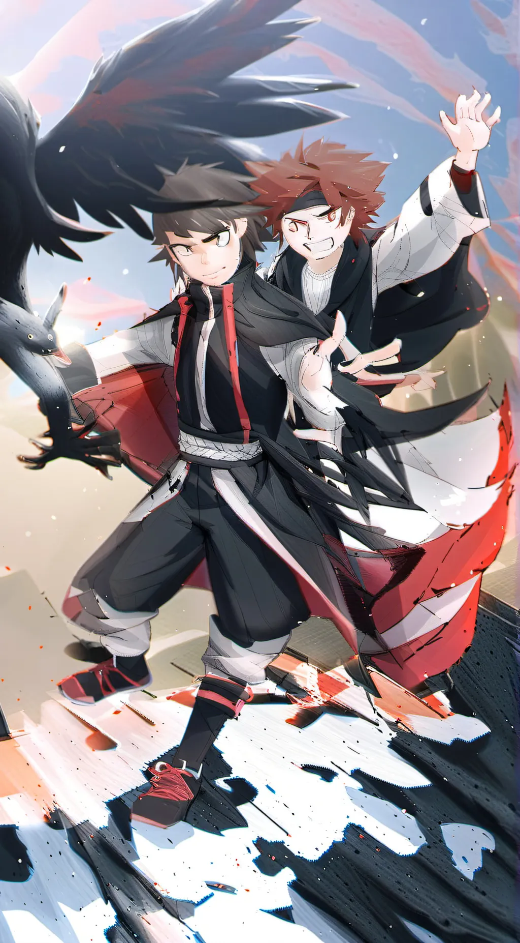 ai character: Archie and Maxie background