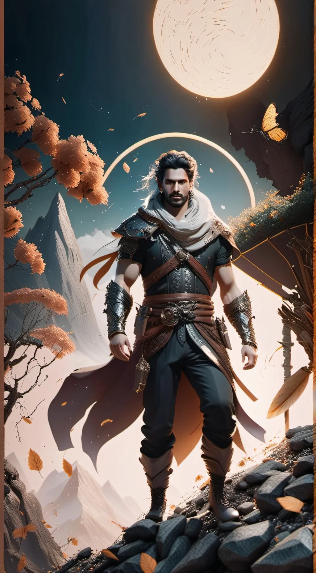 ai character: Leo Harris  background