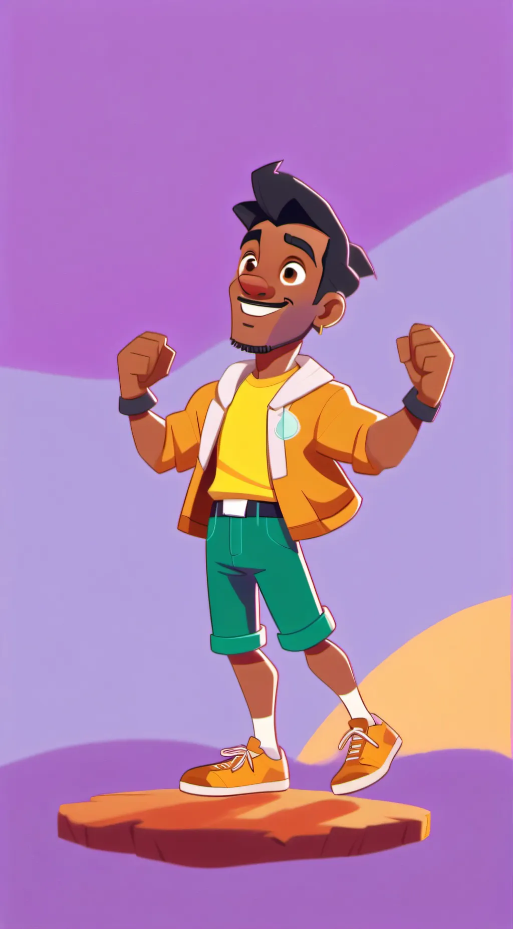 ai character: king Edward  background