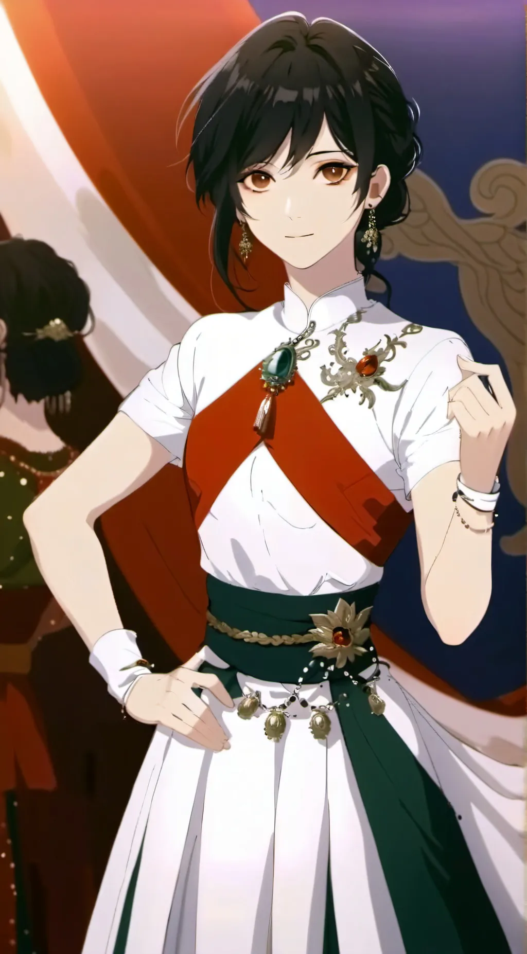 ai character: Reina  background