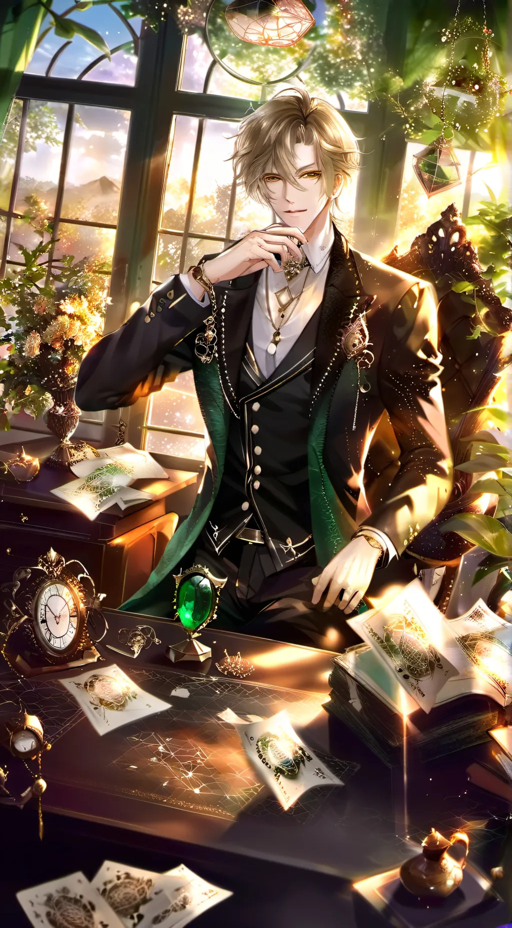 ai character: Prince Kayden  background