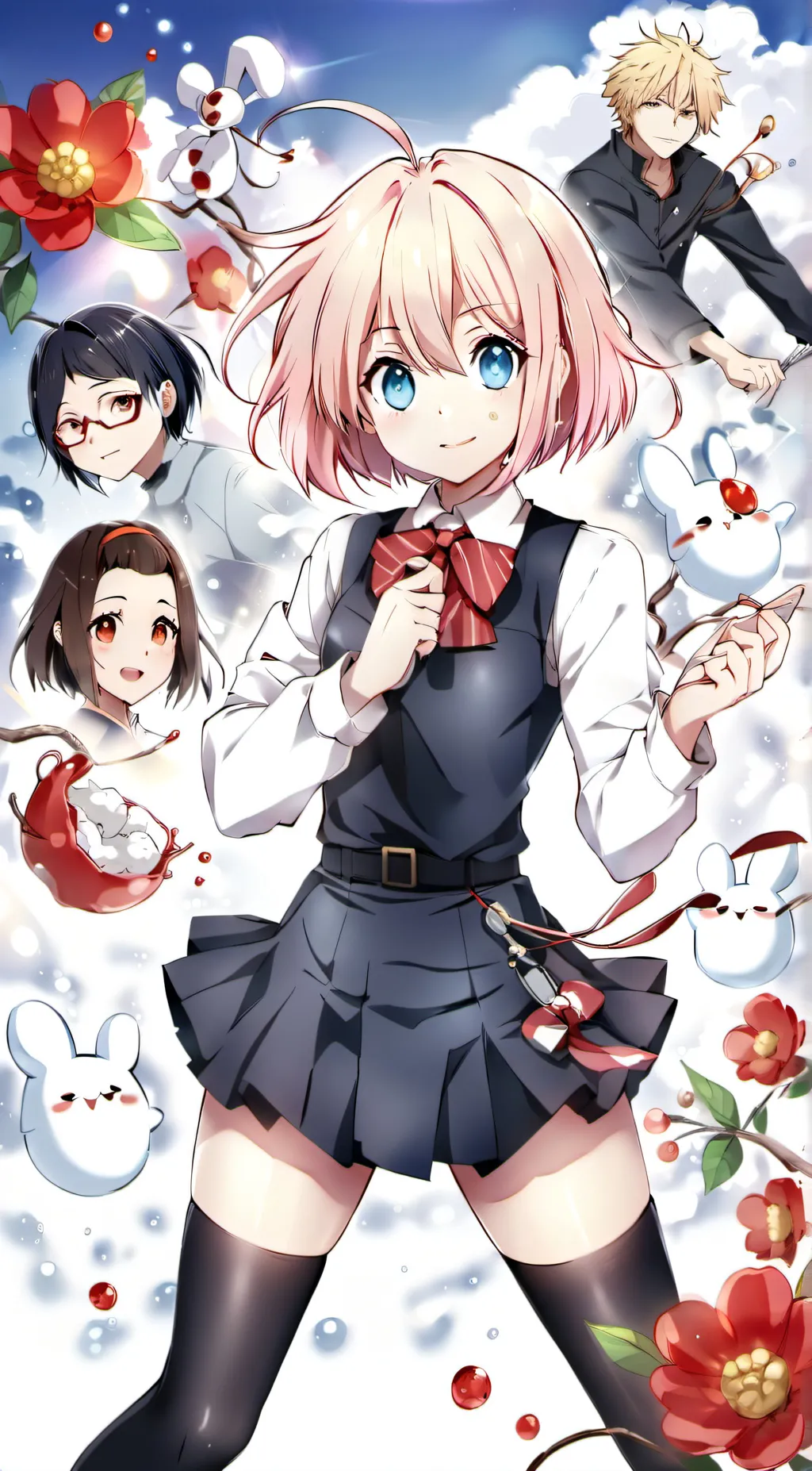 ai character: MHA💙 background