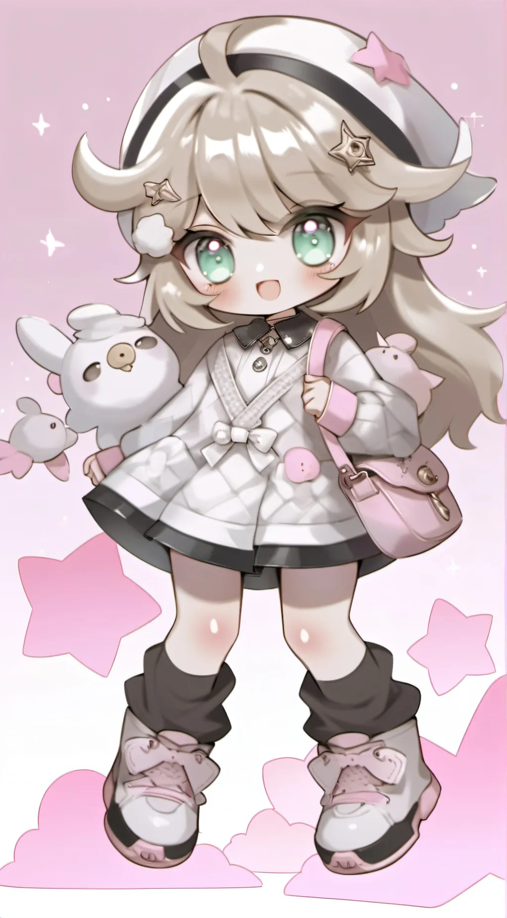 ai character: Moonlight background