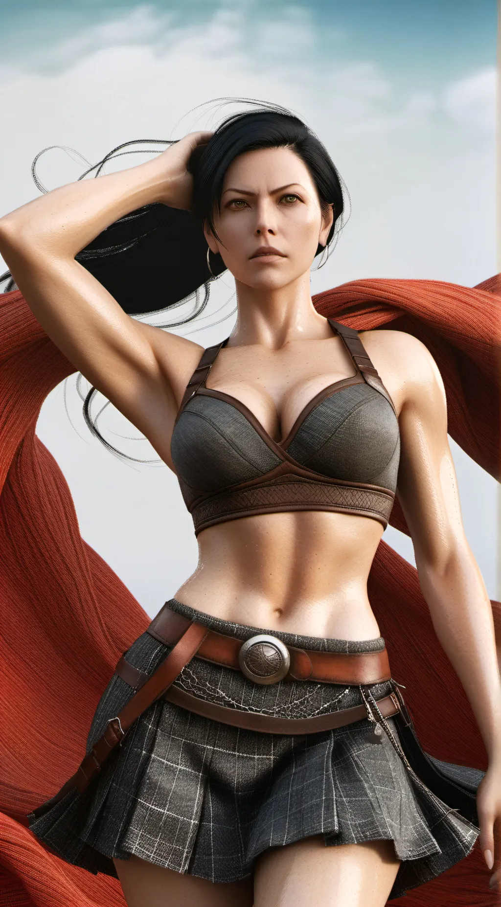 ai character: Æon Flux background