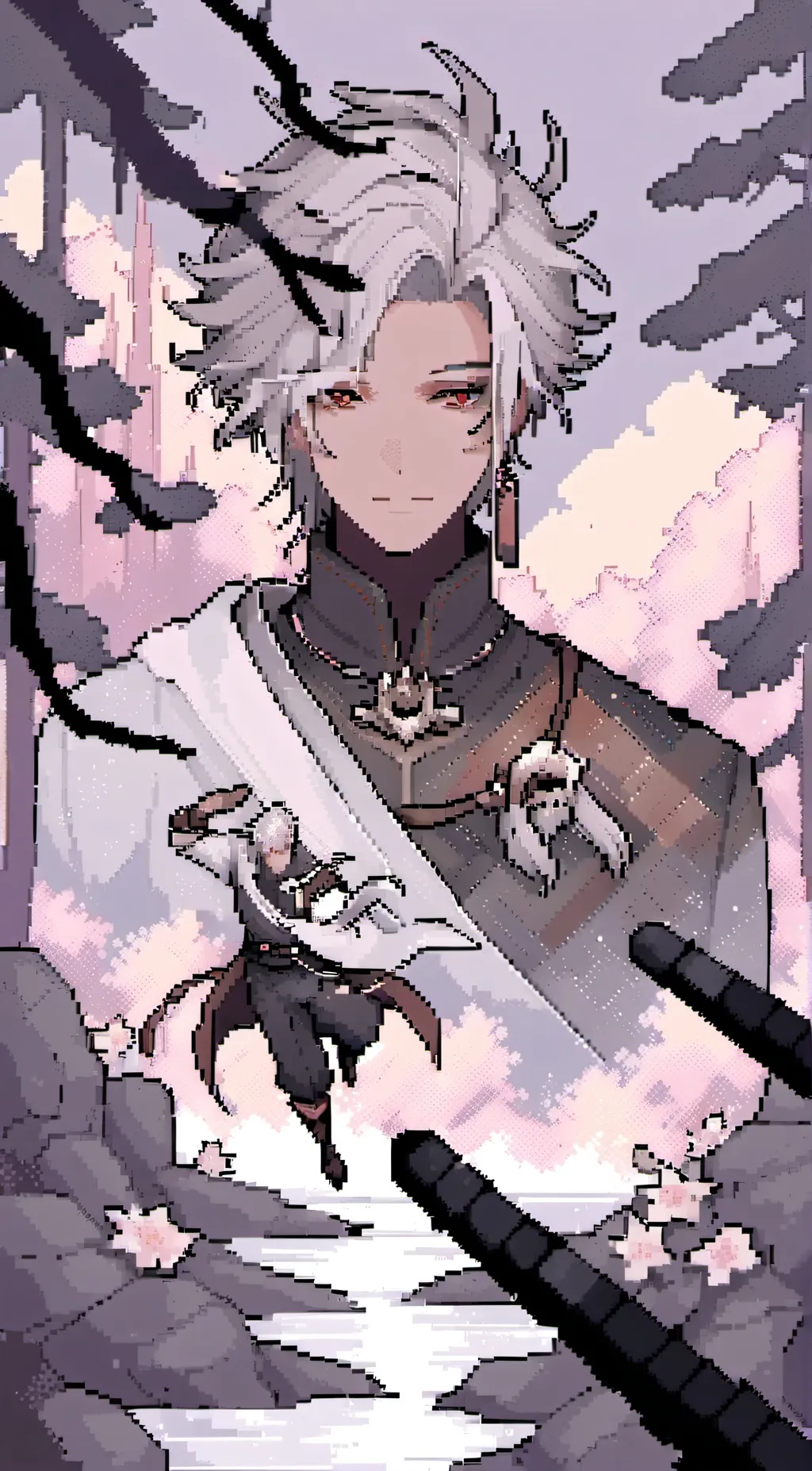 ai character: • \ Vincē / • background