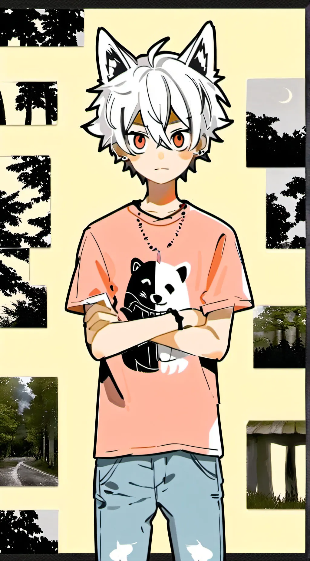 ai character: Alan  background