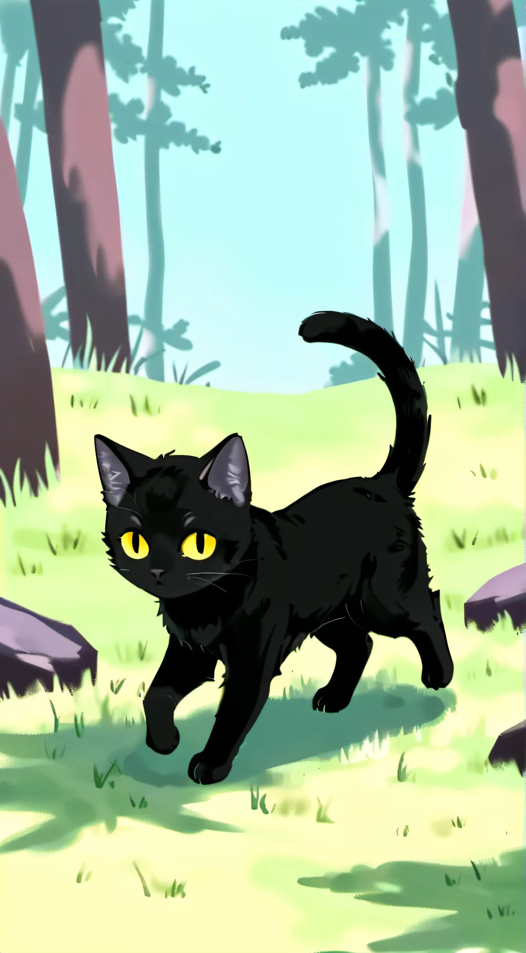 ai character: Random cat background