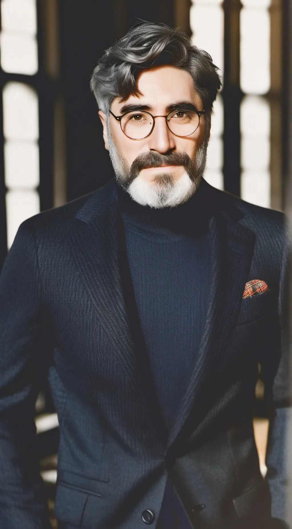 ai character: Charles Garcia.  background