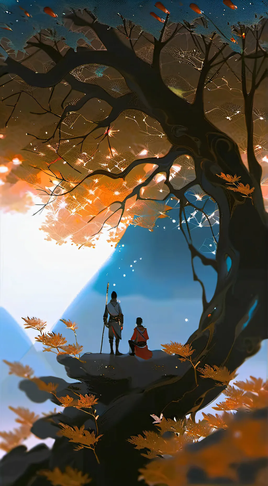 ai character: Mha Glitch background