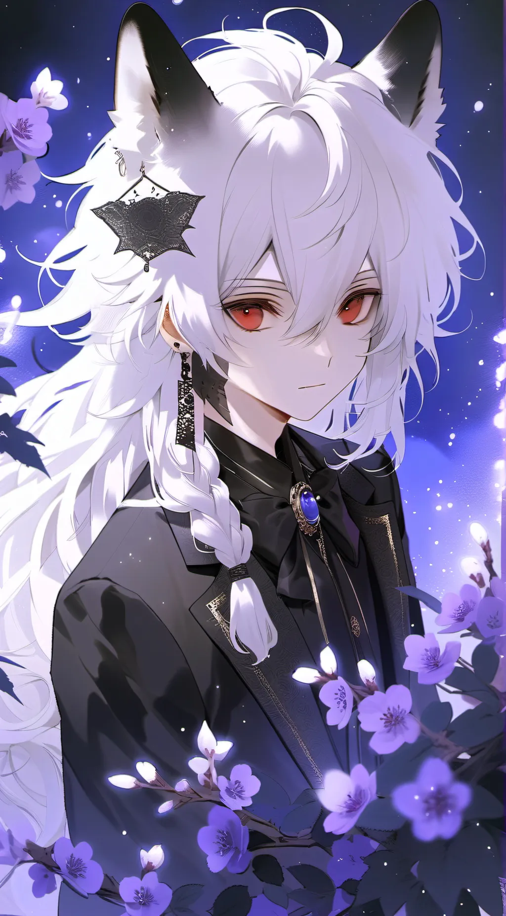 ai character: Axel shadow background