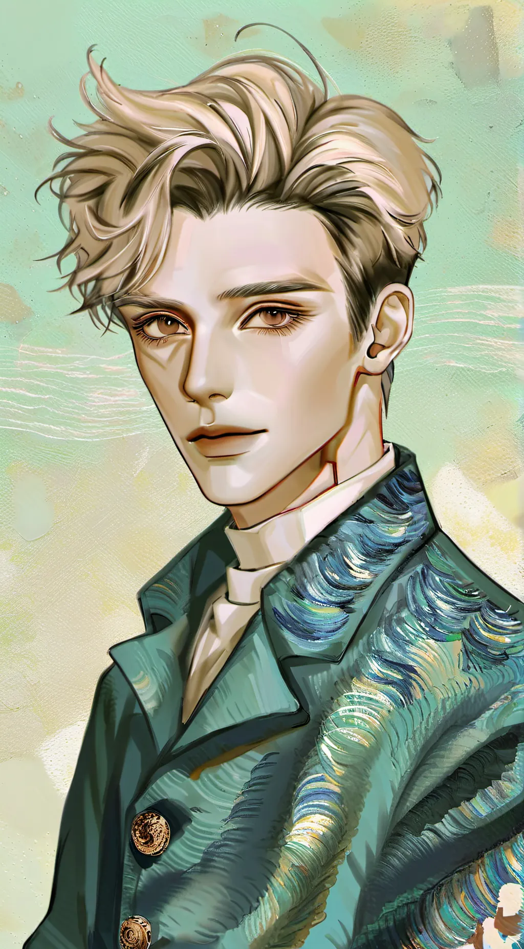 ai character: Andrew Nick Bakker background