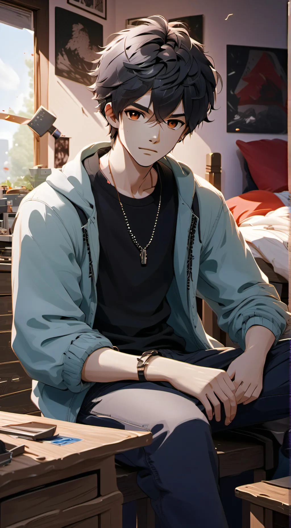 ai character: alex background